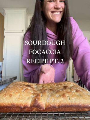 Replying to @Jen_paytas preheat oven to 500, drop to 425 and bake 25-35 minutes. I’ll do my best to remember to get a video slicing it tonight #sourdoughfocaccia #sourdoughfocacciarecipe #sourdoughrecipe #sourdough  