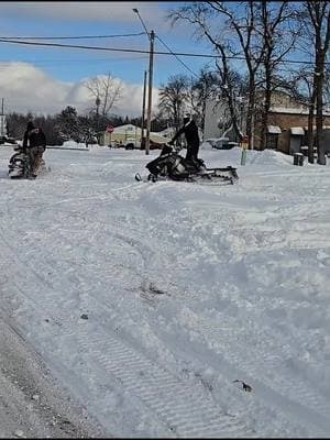 Boys and their toys !! #fyp #snow #snowmobiles #clearedit #Millelacs #minnesota #smalltownfun 