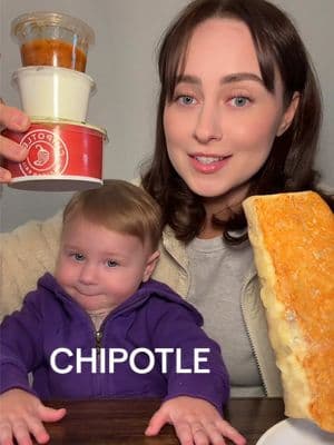 the end is my fav part 🥹😂 she cracks me up! @Chipotle  . . #eatwithme #chipotle #chipotleburrito #babymukbang #chipotlemukbang #Foodie #chipotlehacks #foodhacks  #mukbang #asmr #fyp #creatorsearchinsights 