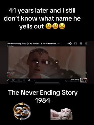 #theneverendingstory #1984 #80smovies #80skid #genx #fyp #bastian #atreyu #empress #falcor 