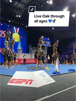 Tag an athlete who inspires you. 💙 #UCAnationals #LiveOak #Cheer #LiveOakCheerleading #Cheerleading 