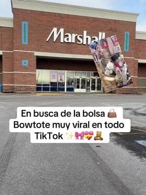 @Marshalls en busca de la bolsa 👜 mas viral de todo TikTok 🎀✨💝 #marshalls #marshallsfinds #marshallsshopping #bowtotebag #cherrytotebag #fyp 