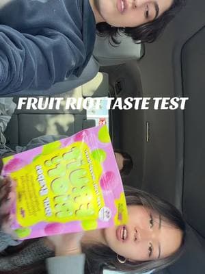 the way i kept calling it tru fru 😭😭 #fruitriot #fruitriottastetesting #tastetest 