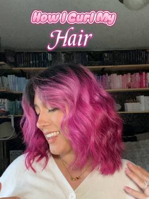 How to Get my Beachy Wave Long Bob  #hairtutorial #longbob #hair #hairstylist #pinkhair 