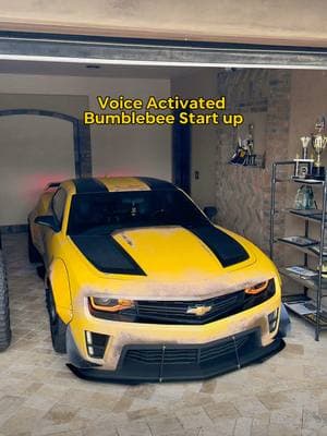 He’s more than just a car… 🐝⚔️ #chevy #camaro #autobot #transformers #bumblebee #exhaust#v8s #custom #robot #carguy 