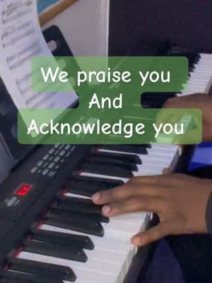 We praise you and acknowledge you #piano #pianocover #pianomusic #pianist #pianotutorial #pianista #strich @strich_music 