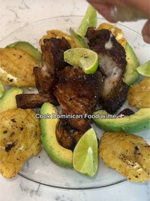 Cerdo Frito w Guasacaca 🇩🇴 lots of us Dominicans parboil our meats before we fry them and no it doesn’t come out dry if anything it comes out super tender! This is also similar to Griot, Haiti 🇭🇹 national dish! & Enjoyyyy!  . . . [como hacer cerdo frito, how to make griot, how to make Dominican fried pork, como hacer cerdo frito, carne frita con Guasacaca sauce, fritura dominicana, tostones con carne frita, Dominican recipes, how to parboil meats before frying] . . #cookingwitd #carnefrita #friedpork #guasacaca #fritura #frituras #thedominicanway 