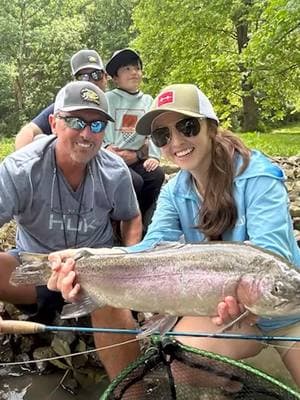 A Father’s Day to Remember 🎣❤️ There’s nothing better than spending Father’s Day on the water—especially when it ends with a trophy trout! Autumn Staley landed a beautiful 22-inch trout with her dad, Curtis, right by her side. Moments like these are what it’s all about: family, fishing, and memories that last a lifetime. This is the perfect way to wrap up an incredible week at the Almost Heaven Classic. Who else is ready to make their own fishing memories? 🎣✨ 🪶 #FlyRodChronicles | #FathersDayFishing | #AlmostHeavenWV | #TroutFishing | #FishingMemories