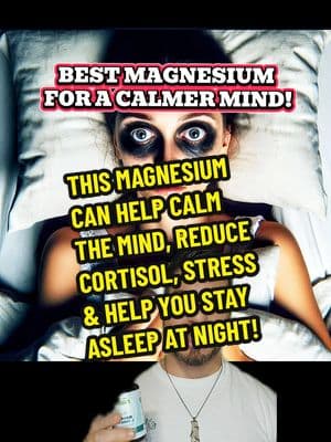 Magnesium threonate is a highly effective & well studied form of magnesium that can bring great relief to a racing mind, high cortisol and stress brought on by lack of sleep, poor diet and other lifestyle factors you may be dealing with! #magnesiumthreonate #magnesiumbenefits #magnesiumforsleep #magnesiumdeficiency #bettersleep #racingthoughts #anxietyrelieftips #supplementsthatwork #greenscreen 