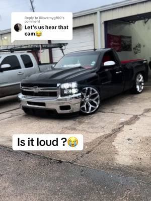 Replying to @iiilovemygf00  I don’t think is loud 🤣 #cammed #cammedtrucks #stage4 #trucking #trucks #fun #downtown #houston #texas #fyp #some #leve #trocasperronas #trocastumbadas #droppedtrucks 