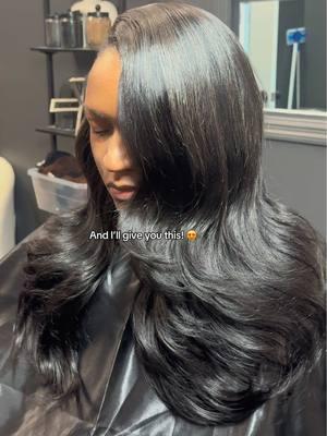 layers— but make them pillow soft & manageable ☁️ leave out QW on my client using Empire pack hair 🖤 #schair #charlottehairstylist #fyp 