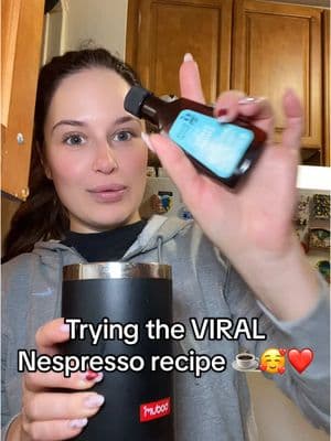 The only way I’ll be making my lattes from now on it’s sooo good @Abby Baffoe #greenscreenvideo #nespresso #coffee #coffeerecipe #latte #latterecipe #nespressorecipe @Nespresso @Nespresso USA 