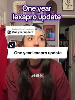 Replying to @Reina wild to think it’s been a year #lexapro #ssri #anxiety #depression #lexaprogang #lexaprotok #antianxiety #depression #autism #medication #anxietyrelief #anxietymeds #lexaprotok #anxietydisorder #anxietyawareness #panicattacks 