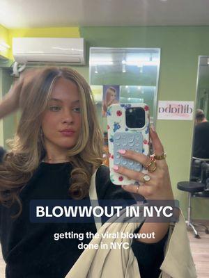 it was in fact $45 BUTTT the best blowout of my literallll life 10000/10 recommend 😍😍😍   #nycblowout #viralblowout #newyork #nyc #hair 