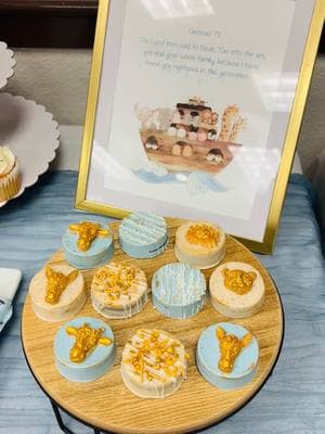 Baby shower was perfect🩵 #fyp#babyshower#noahsark#babyshowerideas  