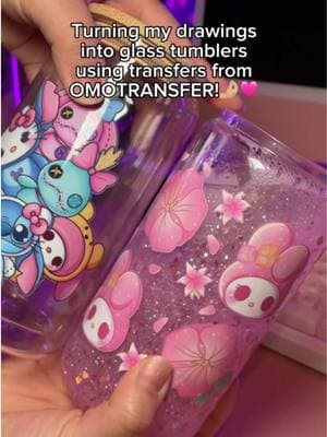 If you're looking for vibrant, detailed and easy-to-use UVDTF transfers for your own custom glass cup creations, I found the perfect ones!🤌🏼🩷 I turned my drawings into tumbler wraps/decals and DTF transfers for heat press shirts/totes and they all came out INCREDIBLY vibrant!! I also got Glitter DTF transfers from @omotransfer and everything came out perfect. Everything came fast as well so you won't have to wait! Be sure to use the code "MXSCUSTOMJAWY" to save on your order! 🩷 #ad #sponsored #uvdtftransfer #dtftransfers #trendytransfer #uvdtfwraps #uvdtftransfers #uvdtfprinter #uvdtfsticker #tumblerwraps