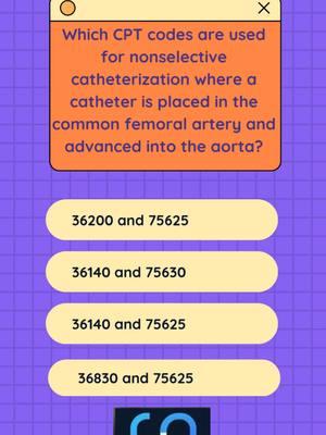 Angiography and Aortography Medical Coding Quiz from Jen #medicalcoder #medicalcoding #cpcexam #hcpcscoding #freecourses #cpcexamtips #medicalcoder #cpcexam #cpcexamprep #cpcexammedicalterminologytips #icd10cm #medicalcodingandbilling #medicalcoding #MedicalCoding #CatheterProcedure #Radiology101 #HealthcareTalk #SurgicalSteps #MedicalCodingTips #HolidaywithYouTube #CPTExamPrep #ICD10Guide #CodingSuccess