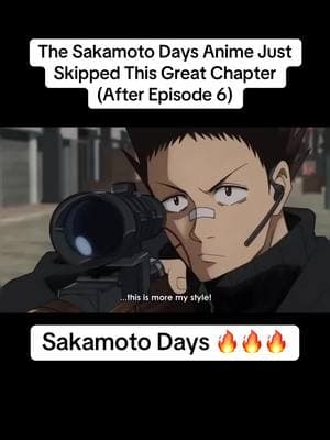 The sakamoto days anime skipped this amazing chapter after todays episode 6 #sakamotodays #sakamoto #nagumo #sakamotodaysmanga #animetiktok 