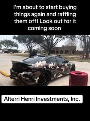 I’m about to start buying things again and raffling them off! Look out for it coming soon #alterrihenriinvestments #henrifamily #Godisthegreatest #richlife #motivation #investinyourselves #askalterrihenri #hurtyoutohelpyou #richforlife 