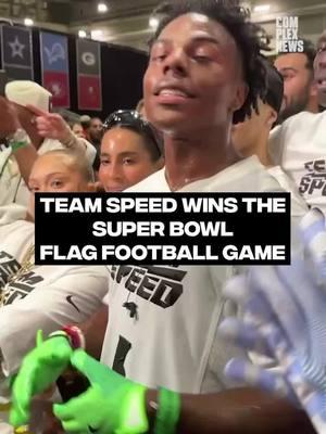 TEAM SPEED 🏆 takes how this years Super Bowl Flag Football trophy  ##ishowspeed##nfl##SuperBowl##teamspeed##kaicenat##flagfootball