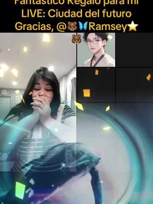 🐻🦋Ramsey⭐️🐻, gracias por el fantástico Regalo que has enviado en mi LIVE. Siempre recordaré este momento.@🐻🦋Ramsey⭐️🐻 #livegift #futurecity #ciudaddelfuturo 