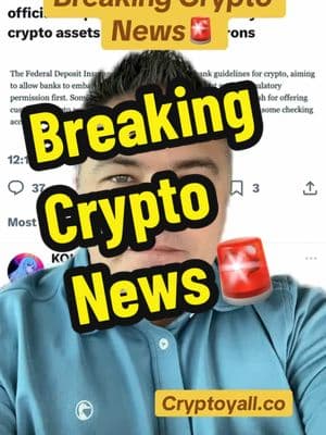 Breaking Crypto News🚨 #Cryptocurrency #Crypto #Bitcoin #BTC #Ethereum #ETH #Blockchain ##CryptoTrading #CryptoInvesting #CryptoCommunity #CryptoMarket #CryptoCurrencyNews #CryptoLife #CryptoWorld #CryptoInvestor #CryptoEducation #CryptoTips #CryptoGains #Altcoins #DeFi #NFT #NFTCommunity #NFTs #Metaverse #CryptoAnalysis #CryptoAlert #CryptoStrategy #CryptoPortfolio #Finance #Investing #Investment #Investor #Wealth #WealthBuilding #FinancialFreedom #FinancialLiteracy #FinancialIndependence #Money #MoneyManagement #PassiveIncome #Earnings #RichMindset #PersonalFinance #SmartInvesting #InvestmentStrategy #Stocks #StockMarket #StockTrading #StockInvestor #DayTrading #SwingTrading #StockMarketNews #StockMarketTips #StockAnalysis #StockAlert #StockPicks #StockPortfolio #RealEstate #RealEstateInvesting #RealEstateInvestor #PropertyInvestment #RealEstateMarket #RealEstateTips #RealEstateStrategy #PropertyManagement #RealEstateLife #RealEstateSuccess #InvestmentTips #InvestmentOpportunities #InvestmentPortfolio #LongTermInvesting #RetirementPlanning #WealthManagement #AssetManagement #InvestmentGoals #Fintech #TechInvesting #Innovation #TechNews #FutureTech #digitalassets #greenscreen 