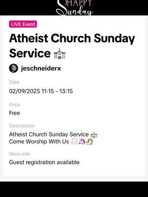 Atheist Church Sunday Service ⛪️ #atheistsundayschool #atheist #atheism #atheisttiktok #sundyservice #churchservice #church #churchtiktok #christian #christiantiktok #christianity #sundaychurch #god #godless 