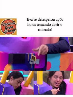 Eva se desesperou após horas tentando abrir o cadeado! #bbb25   #tadeuschmidt #gracyannebarbosa  #vitoriastrada #diegohypolito  #leodias #fofocalizando #soniaabrao #melhordatarde 🎥BBB25/ TVGLOBO