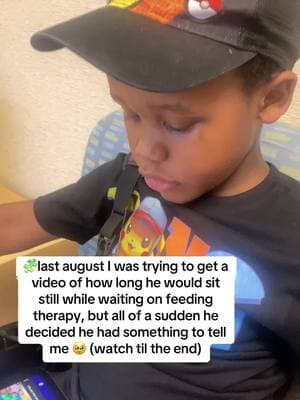 This is why I advocate so hard for AAC devices. Imagine me not knowing that he was hungry in that moment. #aacdevice #slp #autismawareness #earlyintervention #feedingtherapy #speechtherapy 