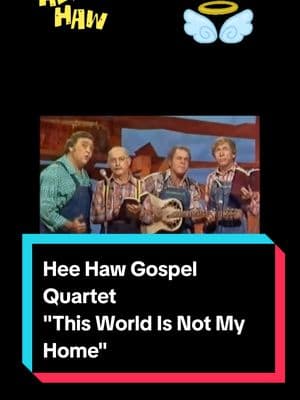 Lulu Roman introduces today's hymn, "The World Is Not My Home," sung by the Hee Haw Gospel Quartet of Kenny Price, Grandpa Jones, Roy Clark, and Buck Owens.  #heehawgospelquartet #thisworldisnotmyhome #heehaw #countrymusic #kennyprice #grandpajones #royclark #buckowens #gospelmusic #hymns #sundayservice #countrygospel #luluroman #heehawgang #sundaymorning #heaven #angels 