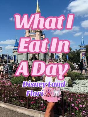 What I eat in a day in Disney Land Flori 🎡🩷🍽️ #whatcharlyeatsinaday #wieiad #eatwithcharly 