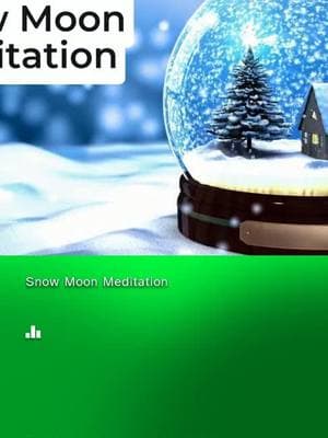 Snow Moon Meditation-Patreon Made this to celebrate Snow Moon!  We have all levels of mebership including free. My phnoe will no longer allow me to use tiktok on my phone here in the USA so that is why I cannpt post as much. Bright blessings fellow witches, pagans, and earth sprituality folks. RESIST! #full moon #patreon #meditation #snowmoon #esbat