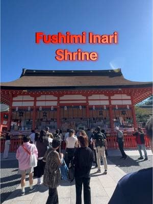 Fushimi Inari Shrine, Kyoto Japan #fyp #travel #fypシ #thingstodoinjapan #fushimiinarishrine 