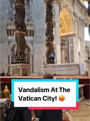 Vandalism At The Vatican! €35,000 Candles Have Been Destroyed!  #exploringitaly #italy #italia #jubilee #rome #vaticano #vatican #vaticancity 