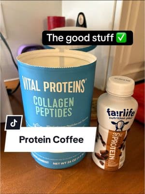 Make my morning coffee with me! Anyone else do this? @Vital Proteins @fairlife #coffeetiktok #fairlifeproteinshake #MomsofTikTok #momsover30 