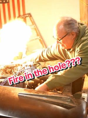 Fire in the hole??? Follow Us On YouTube & Watch The Full video!!! #make #makeshift #makeshiftgarage #makeshifthappen #custom #crazy #funnyvideo #viralvideo #insane #howtodraw #cars #insatiable #ford #fyp #foryoupage #wow