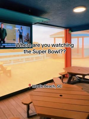 Super Bowl @Saltchasers2 #saltchasers #saltchasers2 #oceanlakesfamilycampground #southcarolina #ocean #eastcoast #jobs #cooljobs #beachbar #myrtlebeach #SuperBowl #kendricklamar #blowthewhistle #dunes #golfcartparade #asmr #sunday #football #footballsunday #footballtiktok #cheifs #eagles #traviskelce #taylorswift #footballseason #superbowlcommercial #localbar #foodtiktok 