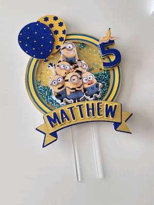 El tiempo vuela🥹 está semana el hermoso de mamá cumple 5! Será una semana llena de Minions 💛💛💛 #caketopper #personalizadosatugusto #shakertopper #craftytutorials #craftytips #personalizeditems #birthdaydecoration #birthdayfavors #CapCut 