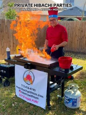 🔥 Turn your next gathering into an unforgettable experience with Hibachi with Tom! 🍣✨ Chef Tom brings the excitement of a Japanese steakhouse straight to you—complete with flaming onion volcanoes, egg tricks, and interactive performances that keep everyone entertained. 🎭🔥 Whether it’s a birthday, wedding, or corporate event, Chef Tom serves up fresh, mouthwatering hibachi meals while engaging your guests in a fun, high-energy show. 🍤🥩  We’ve had Chef Tom host four different occasions for my family and me at home. While we don’t have a rowdy party, Chef Tom cooks for four to five of us, and we truly love it every single time! Tom is serving the Houston, Austin, and San Antonio areas!  🔗  https://www.hibachiwithtom.com #hibachi #hibachiparty #sanantonio #sanantoniotx #sanantoniofood #satx #sanantoniofoodie #thingstodoinsanantonio 