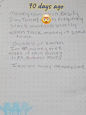 I wrote my own money mantra amazing how @KingSoon4774 end it the same way  #kindredspirits #moneymantraswork #kingsoon4774 #believe #wordshavepower #Iamfeenix 