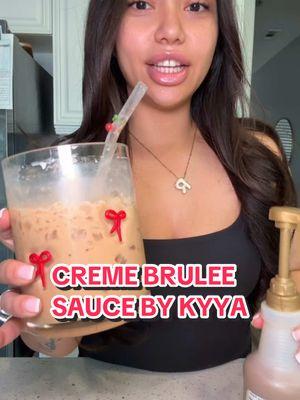 THEY JUST RESTOCKED MY FAVORITE COFFEE/LATTE SAUCE!!! RUN, DON’T WALK 🗣️🏃‍♀️💨 #kyyachocolate #kyya #cremebrulee #cremebruleesauce #coffee #coffeetok #latte #icedlatte 