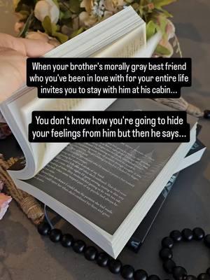 the tension between these two 👌🖤 📖Under an Endless Moon  ▪️Brother’s Best Friend ▪️Roommates to Loves ▪️Morally Gray Hero ▪️Age Gap ▪️Touch Her and 💀 ▪️It’s Always Been You ▪️Secret Society ▪️Romantic Suspense ▪️Small Town ▪️No Cheating ▪️No Third Act Breakup ▪️HEA #BookTok #booktokfyp #romancebooks #romanticsuspense #alphahero #brothersbestfriend #darkromance #aljacksonauthor 