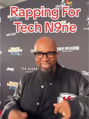 My friend and former TMZ colleague Andrew Capucetti put me on the spot—right in front of one of the greatest rappers alive, Tech N9ne. I wasn’t feeling too confident… until Tech himself dropped a beat. Did I deliver or fumble? #TechN9ne #chiefs #HipHop 