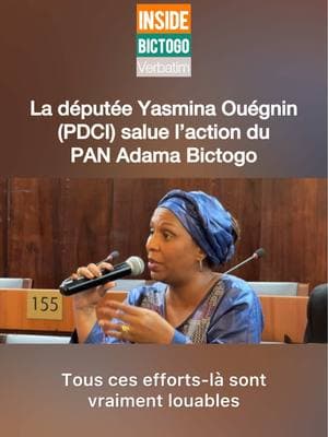 La députée #Ouegnin (PDCI) salue l’action politique de #Bictogo #pourtoi #cotedivoire🇨🇮225 #tiktok225🇨🇮 #civ #insideBictogo 