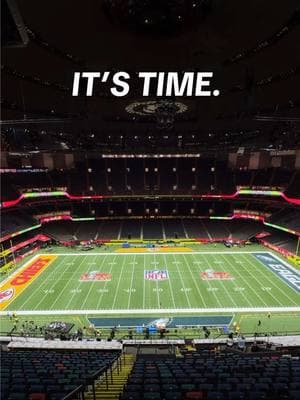 SUPER BOWL IN THE SUPER DOME‼️ #SuperBowl #NFLPlayoffs #kansascitychiefs #neworleans 