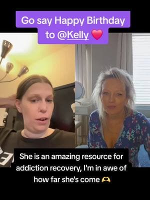 #duet with @Kelly Go leave her ALL the best birthday wishes #recovery  @Kelly #happybirthday #addictionrecovery #addictiontok #addictionrecoveryhumor #shesthebest #over40club #over50club #over50 #thisis60 #singleover50 #datingover50 #oldtock #oldtok #genjones #thisis61 #fyp 