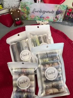 Omgeeeee these are the best yet!!!! She started putting the names on the tapes!! And I got mine a little early cause I visited her!! Yours are coming if you ordered!! Live today, Sunday at 12:30pst #supportsmallbusiness #journalingideas #journalingsupplies #asmrsounds #junkjournalideas #pettapes #creativeinspiration #creativejournaling #asmr #crafting 