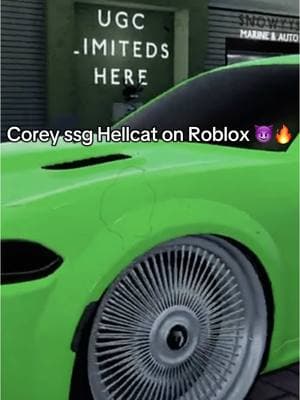 Corey ssg hellcat on Roblox 😈🔥‼️ #roblox #robloxcars #hellcat #lifewithcorey #corey #ssg #carmen #carmenpritchett #cjon32s 