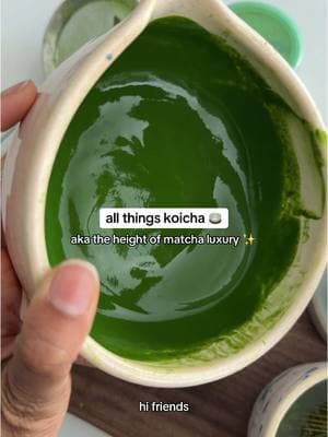 Replying to @🥾 a koicha truly is a luxurious matcha treat & especially when paired with sweets 🥹 #matcha #matchatok #matchalatte #matchalover #koicha #usucha #matchatutorial #yamamasakoyamaen 