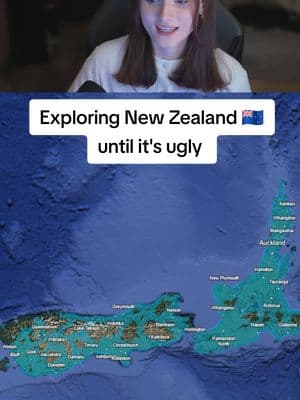 Exploring New Zealand until it's ugly 🇳🇿 #exploring #travel #googleearth #newzealand 